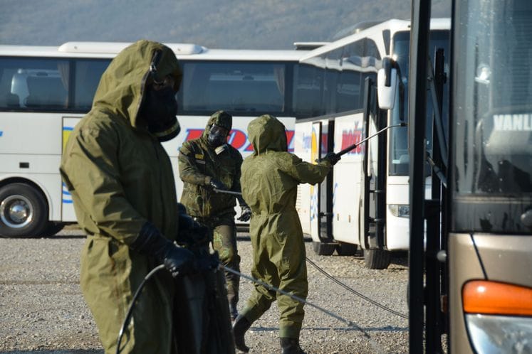 Pašić: We’re working on the decontamination of vehicles; the AF of Montenegro ready for Coronavirus challenge Pašić: We’re working on the decontamination of vehicles; the AF of Montenegro ready for Coronavirus challenge