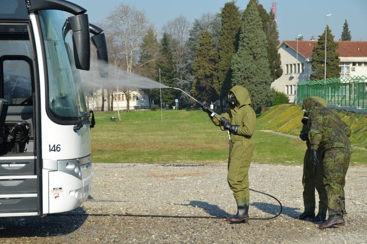 Pašić: Radimo na dekontaminaciji vozila, VCG spremna za izazov korona virusa