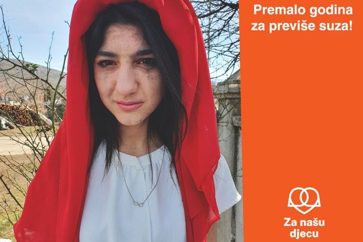 NAJAVA ZA MEDIJE: JAVNA KAMPANJA PROTIV DJEČIJIH UGOVORENIH BRAKOVA „DJECA SU DJECA“ POČINJE U NEDJELJU, 8. MARTA