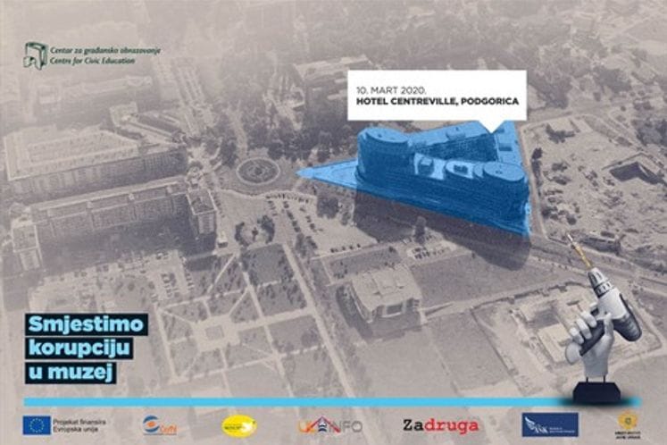 Minister Pribilović to take part in conference "Let's place corruption in museum!"