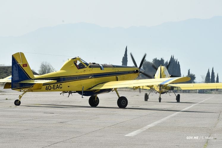 Tri CG protivpožarna aviona angažovana na gašenju požara u BiH