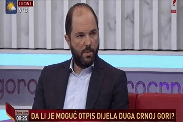Generalni direktor Direktorata za državni trezor, Dragan Darmanović u Jutarnjem programu na TVCG