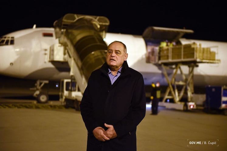 Dopremljeno 17 tona medicinske opreme: Crna Gora spremna ulazi u period vrhunca epidemije korona virusa