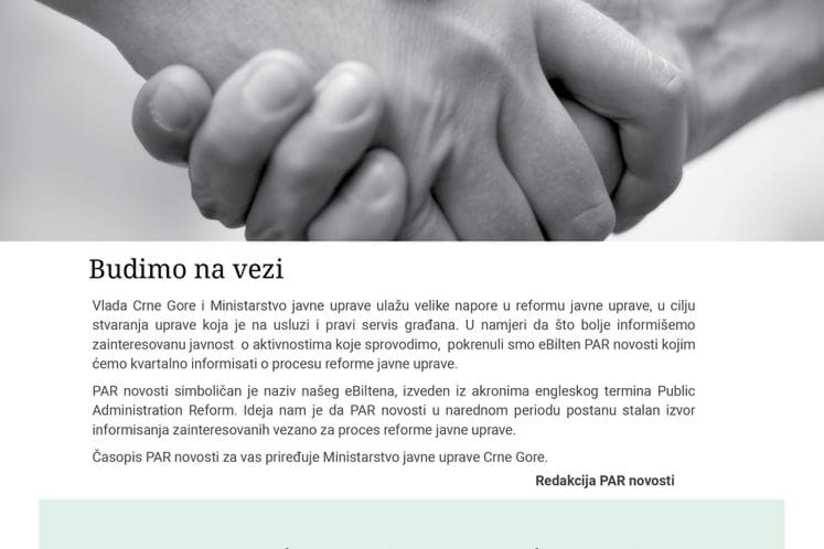 Prvi broj eBiltena PAR novosti