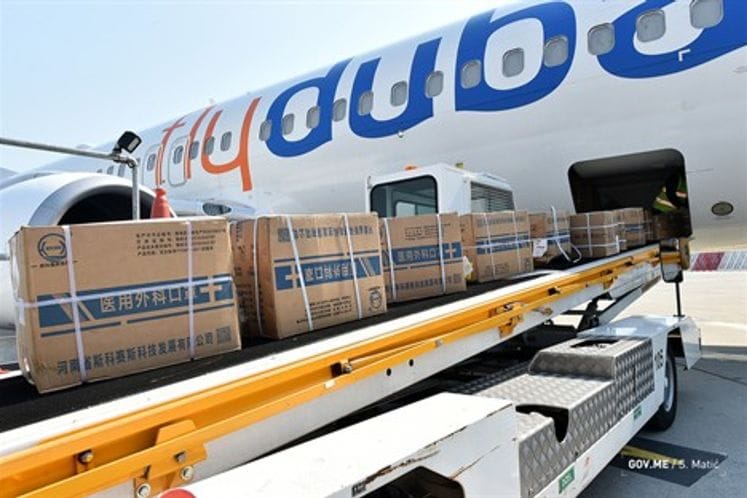 Valuable medical equipment donated by Jack Ma and Petros Stathis arrived in Montenegro Valuable medical equipment donated by Jack Ma and Petros Stathis arrived in Montenegro