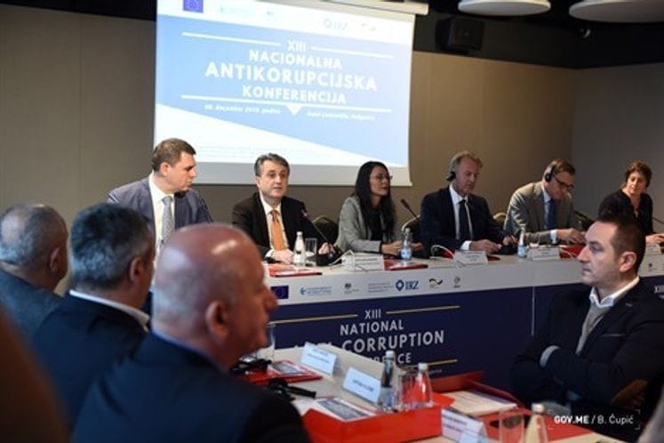 Minister Nuhodžić: Montenegro's results in fight against corruption are indisputable, I urge civil sector to cooperate in eliminating differences in perception