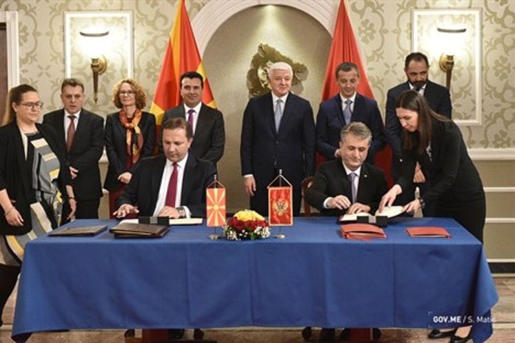 Nuhodžić, Spasovski sign Protocol on Cooperation in field of European integration