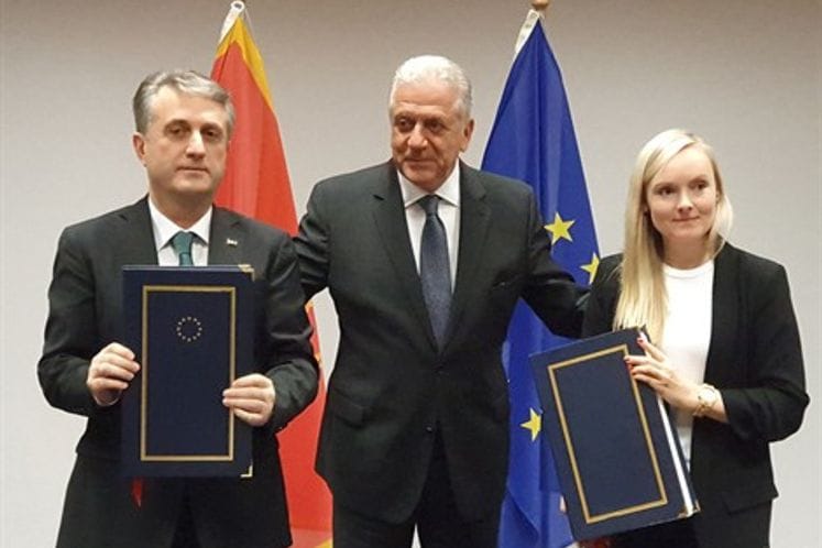 Montenegro and Frontex sign joint border patrol agreement, Nuhodžić: Only well-protected border guarantees citizens' safety and security