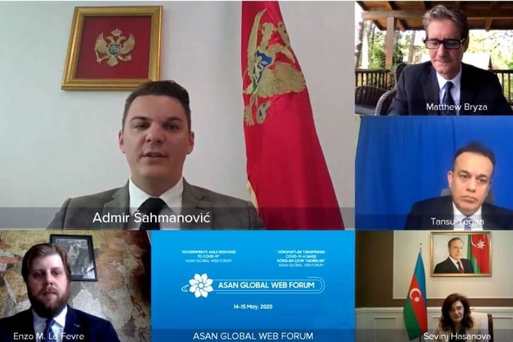 Generalni direktor Šahmanović na Global forumu ASAN na temu "Efikasnost vlada u suočavanju s COVID-19"