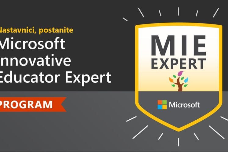 Postanite Microsoft Innovative Educator Expert