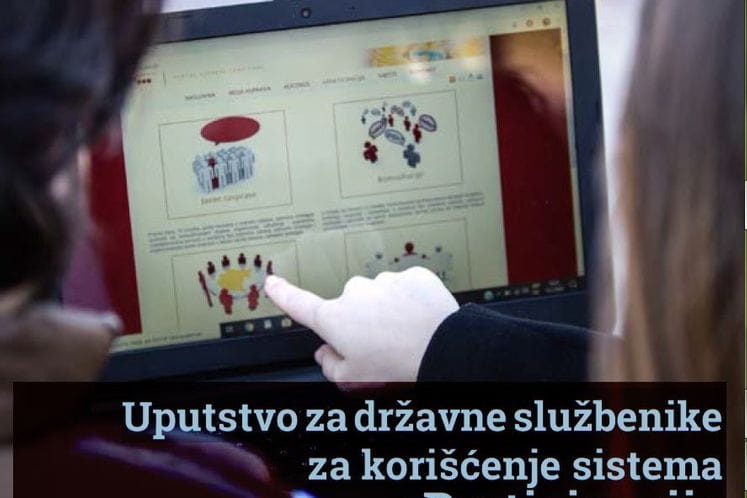 Uputstvo za državne službenike za korišćenje sistema eParticipacije