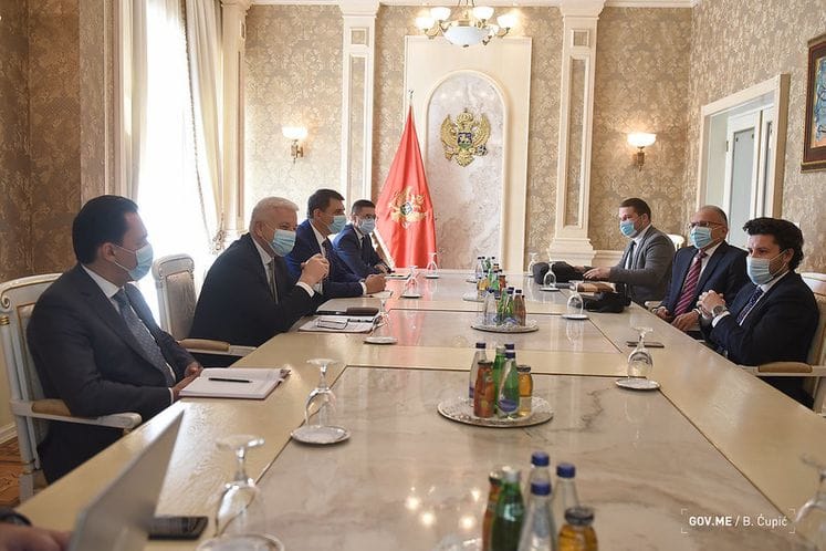 Alliance for Europe - PM Marković meets with URA: cooperation of civic, political and social actors is crucial for continuation of Montenegro's overall progress