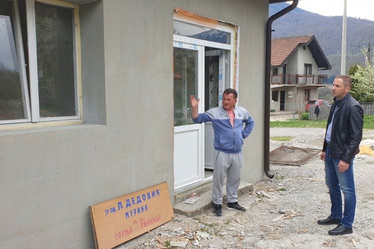 Šehović: Rekonstruišu se dva područna odjeljenja škole u Murini vrijednosti 55 000 eura