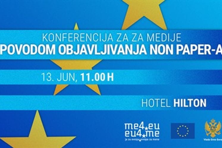 Press conference on marking publication of Non – paper