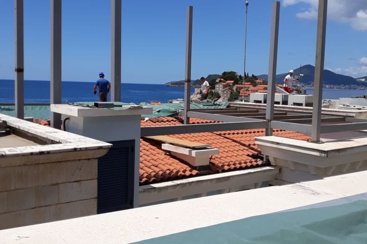 Saopštenje: Uklonjeni nelegalno izvedeni radovi u Budvi