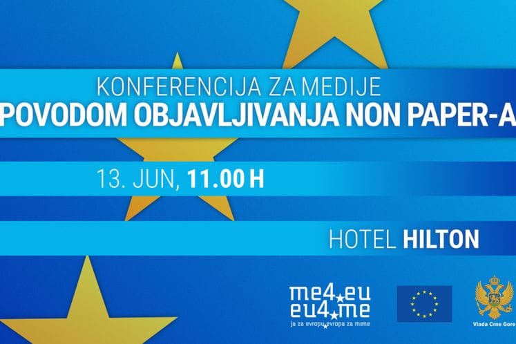 Konferencija za medije povodom objavljivanja Non paper-a