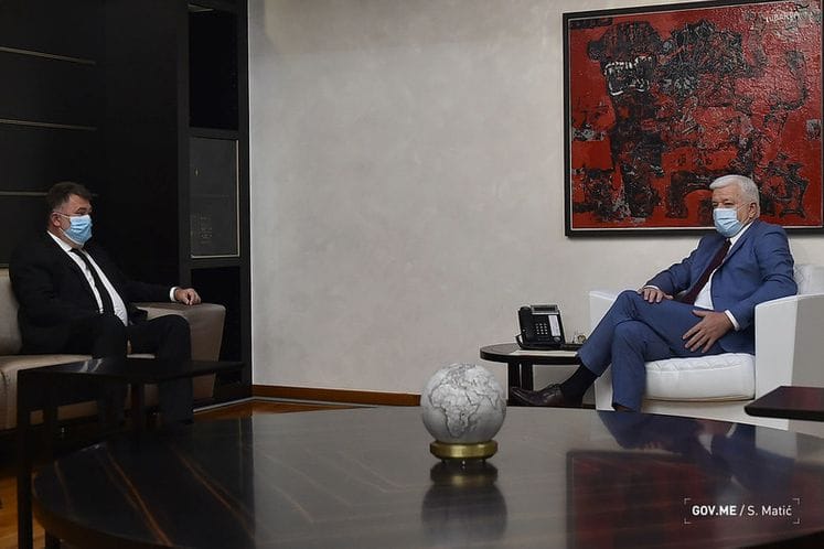 Premijer Marković i ambasador Gandel: Odlična bilateralna saradnja Crne Gore i Slovačke