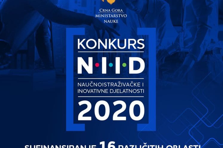 Rezultati dijela Konkursa NIID 2020 iz domena Strategije pametne specijalizacije i Programa za podsticanje inovativnih startapova
