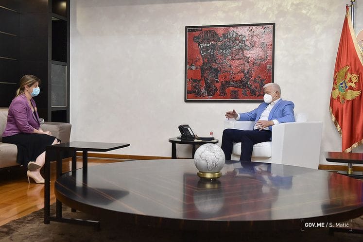 Premijer Marković i ambasadorka Kemp: Podrška evroatlantskoj viziji koja doprinosi bezbjednosti i stabilnosti