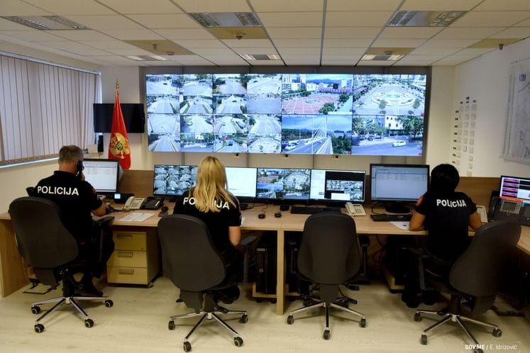 Otvoren Komandno-kontrolni centar za video nadzor Podgorice – Ministar Nuhodžić: Cilj nam je da imamo manje kriminala na ulicama