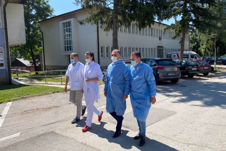 Hrapović: Situacija u Pljevljima povoljnija, zdravstveni radnici na visini zadatka