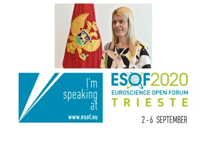 Ministarka Damjanović na ESOF 2020