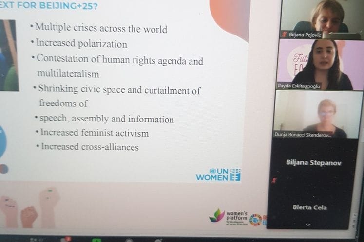 Online predstavljanje izveštaja „Gde je novac za ženska prava? Trendovi finansiranja na Zapadnom Balkanu“ u Crnoj Gori