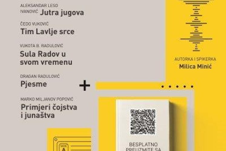 Poklon dijaspori - kolekcija audio knjiga crnogorskih autora