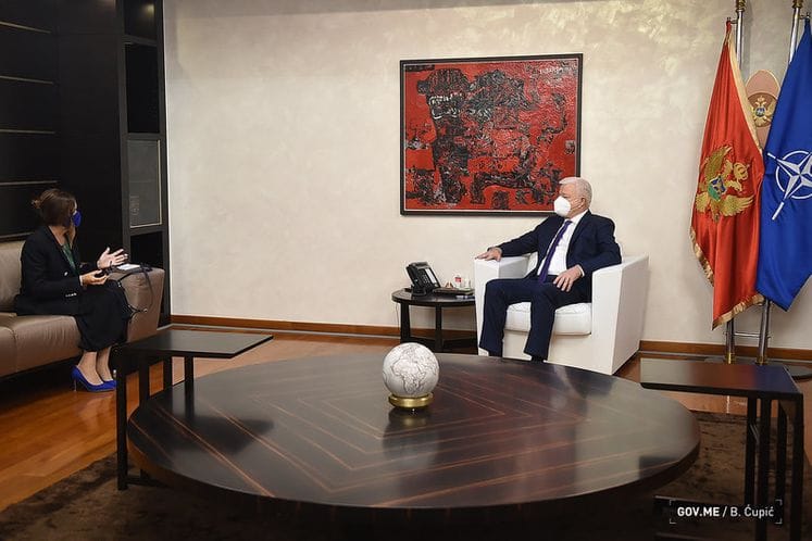 Premijer Marković i ambasadorka Popa: Crna Gora napravila snažne iskorake, vrijeme je za novu fazu u pregovorima