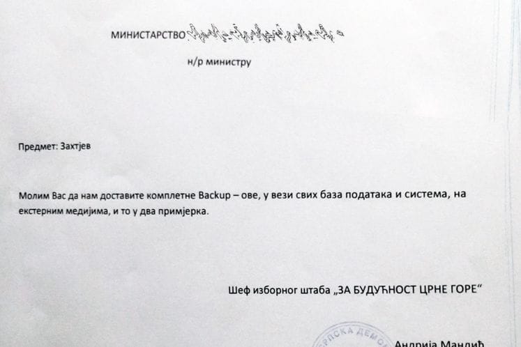 Vlada i institucije su obavezne da konkretne podatke dostave svakome u skladu sa Zakonom o SPI i drugim propisima