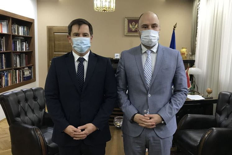 Ministar Radulović i ambasador Urban