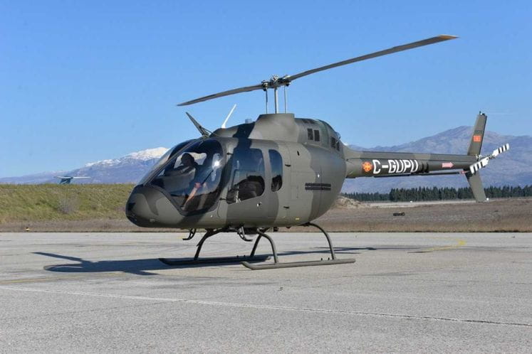 Novi BELL 505 stigao na vojni aerodrom u Podgorici