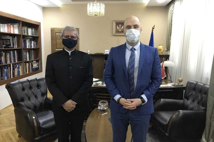 Ministar Radulović i ambasador Indije