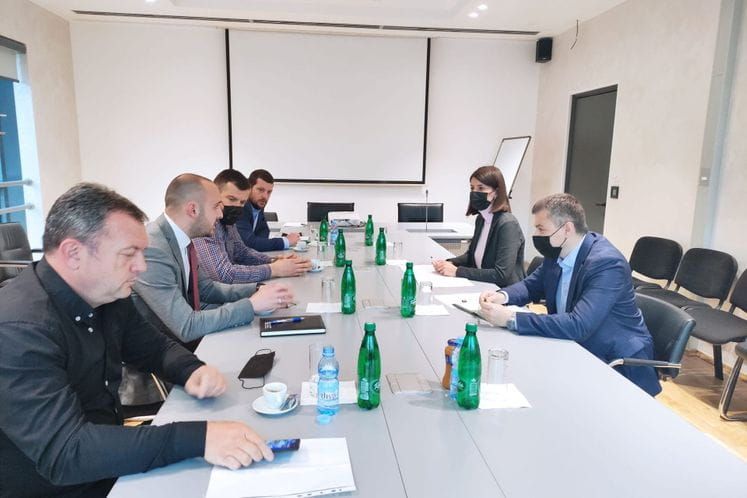 Milena Lipovina-Božović na sastanku sa NVO Klaster prevoznika