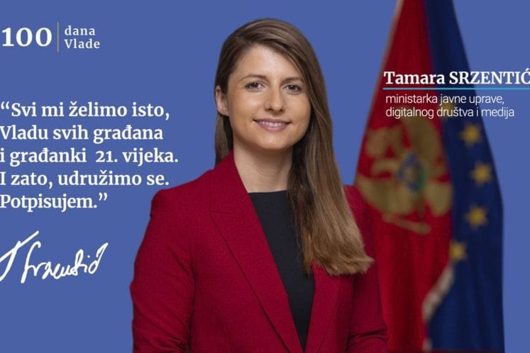 ministarka Srzentić-100 dana Vlade Crne Gore