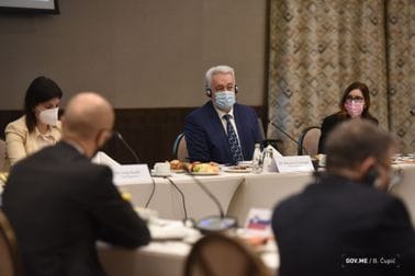 Zdravko Krivokapić - radni doručak sa ambasadorima EU