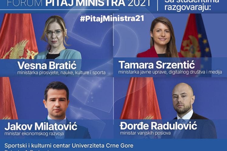 Forum Pitaj ministra