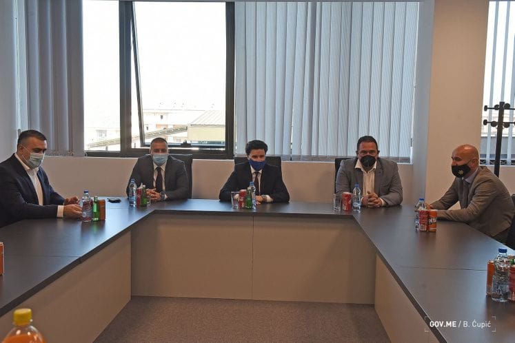 Abazović obišao prostorije Sektora za borbu protiv kriminala