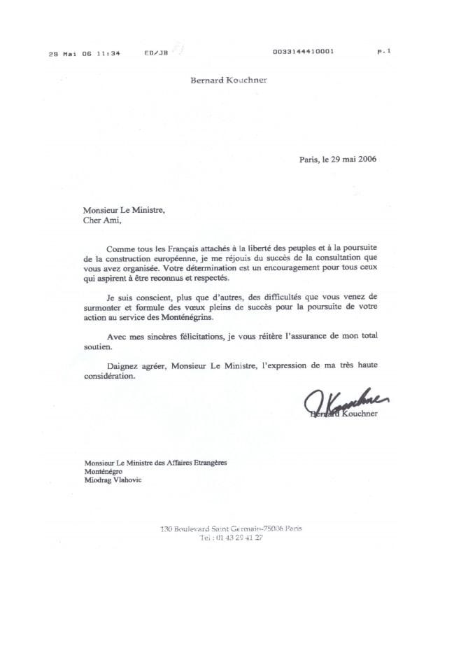 Saoštenje: Nekadašnji specijalni predstavnik generalnog sekretara Ujedinjenih nacija za Kosovo Berna