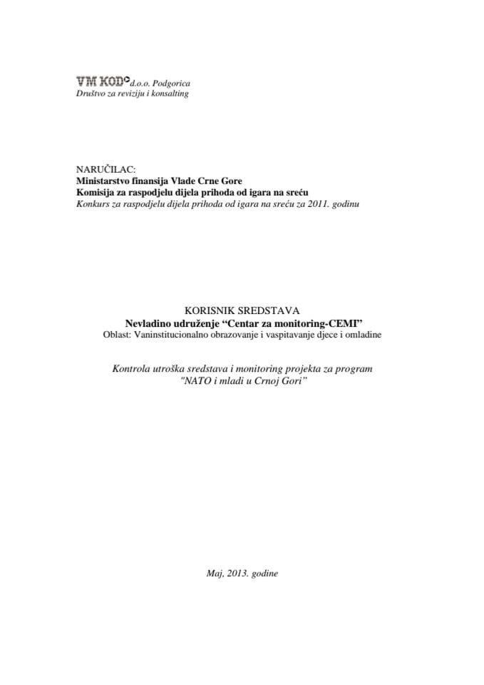 CEMI- Nato i mladi u Crnoj Gori - finalni izvjestaj