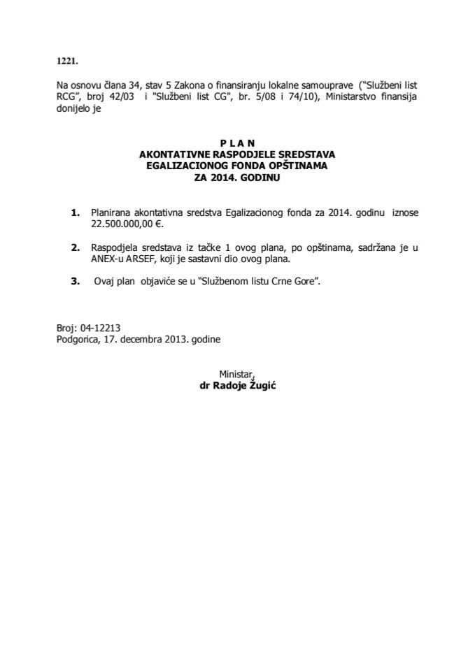 Plan_akontativne_raspodjele_sredstava_Egalizacionog_fonda_opštinama_za_2014._godinu