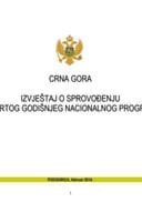 Извјештај о спровођењу четвртог Годишњег националног програма (АНП) Црне Горе