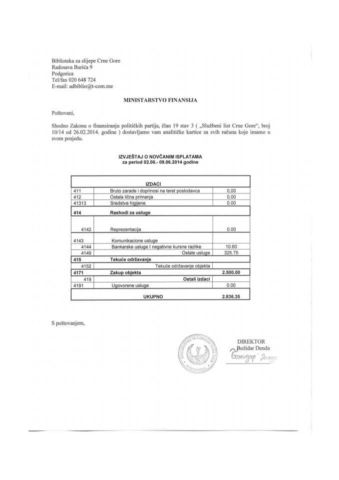 Biblioteka za slijepe.