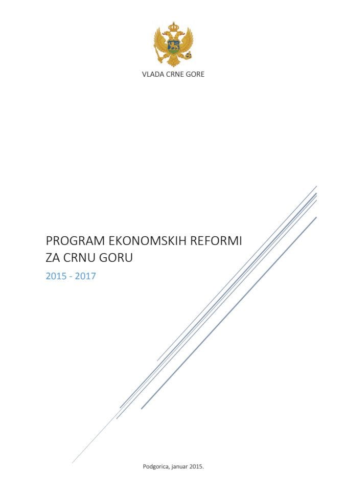 Program ekonomskih reformi za Crnu Goru 2015 - 2017.