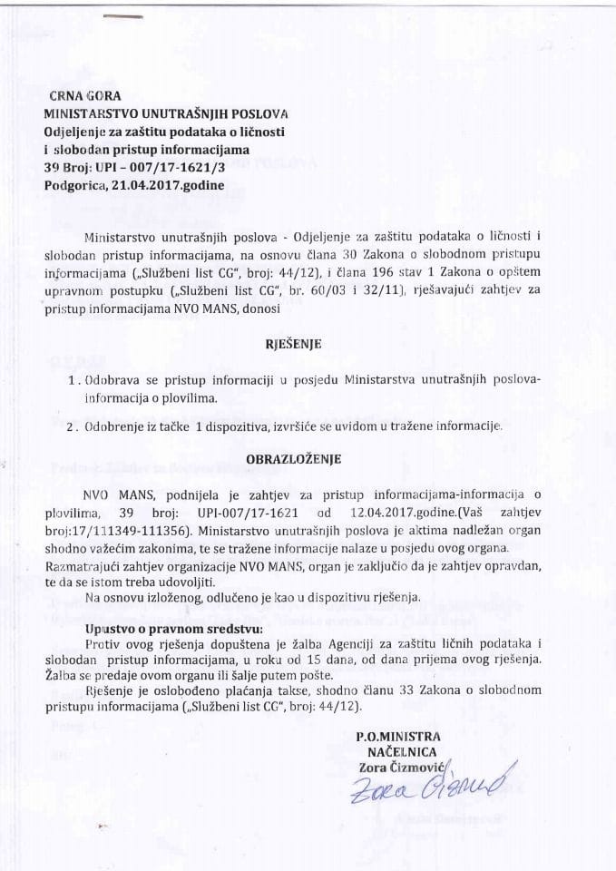 rješenje br 007-17-1621-3