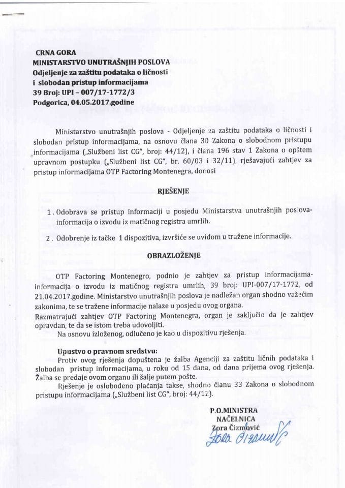 rješenje br 007-17-1772-3