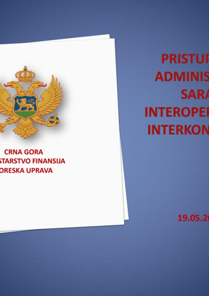 Prezentacija članice Radne grupe za poglavlje 16 , Lidije Šećković