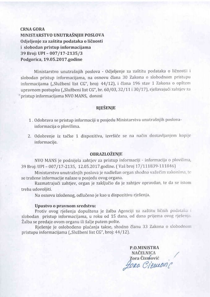 rješenje br 007-17-2135-3