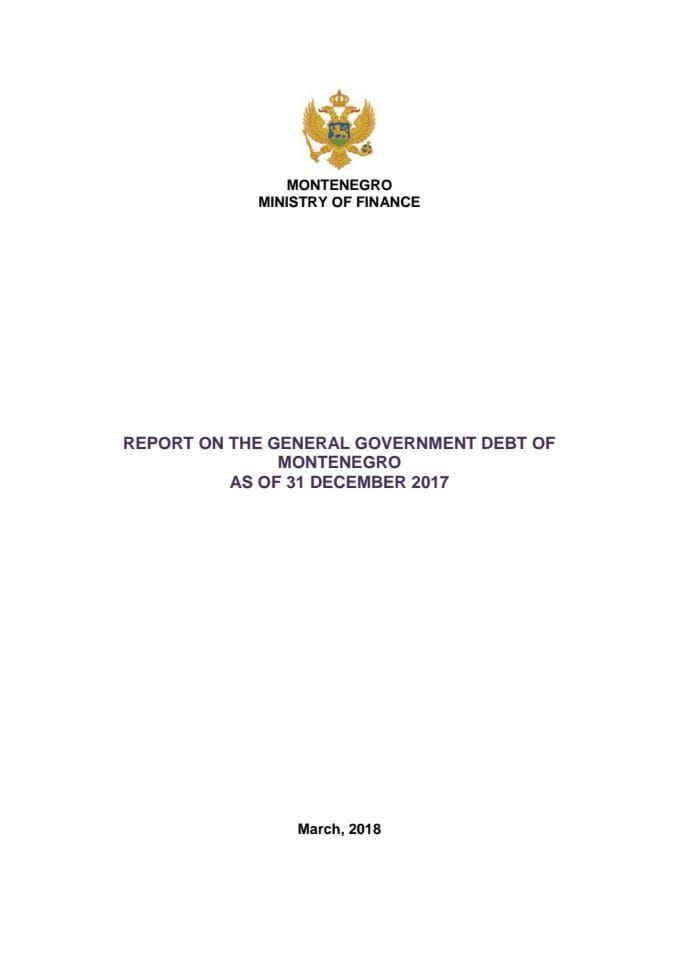 Report on the General Government Debt  31 12 2017 Final