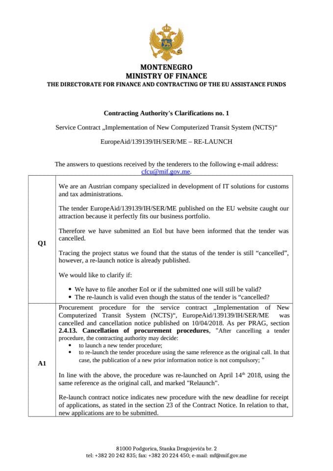 Clarification No.1 - Implementation of New Computerized Transit System_final